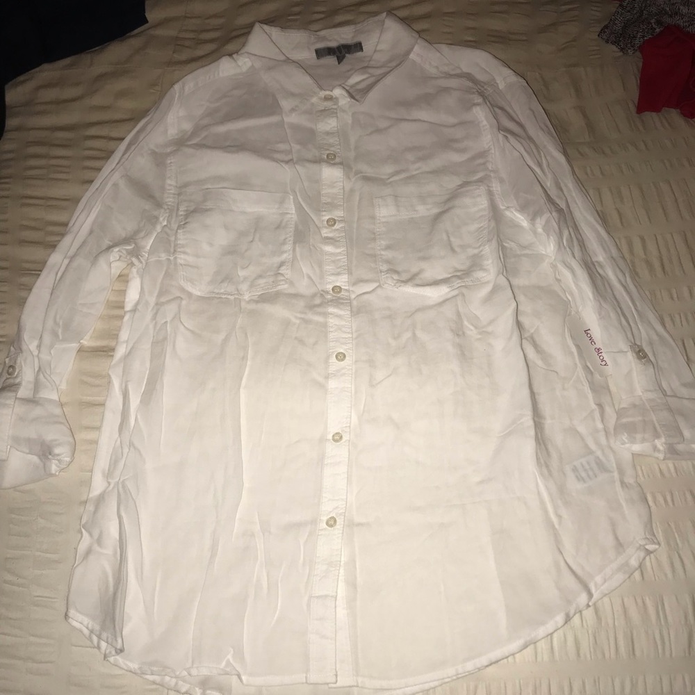 Simple white T
